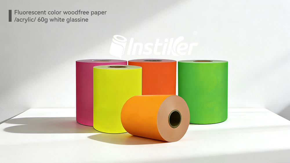 Fluorescent color woodfree paper acrylic
